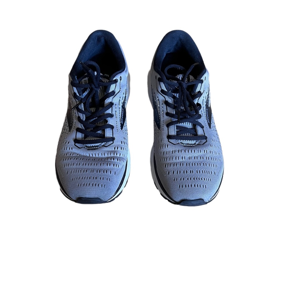 Brooks Ghost 13 Road Running Shoe Mens Size 10 2E (Wide) Primer Grey/Black/Pearl